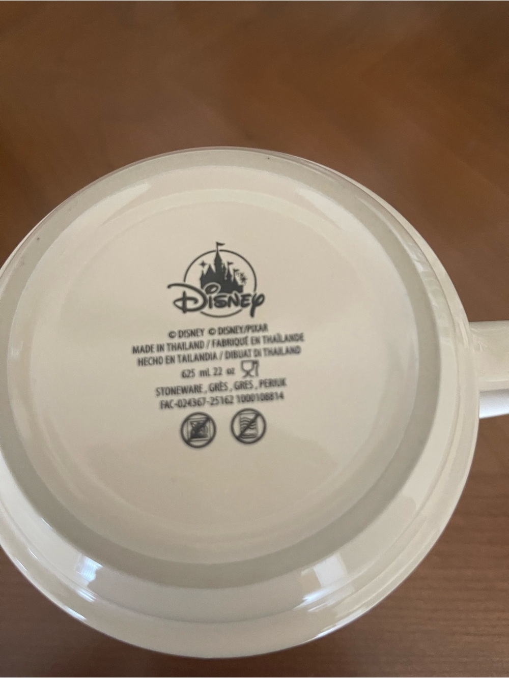 Disney Cream Mug with Navy Castle Silhouette - Picture 6 of 8